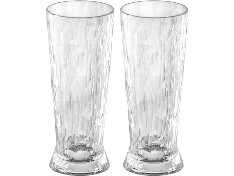 Koziol | Bierglas Superglas Club No. 10 | 300 ml, 2 Stück