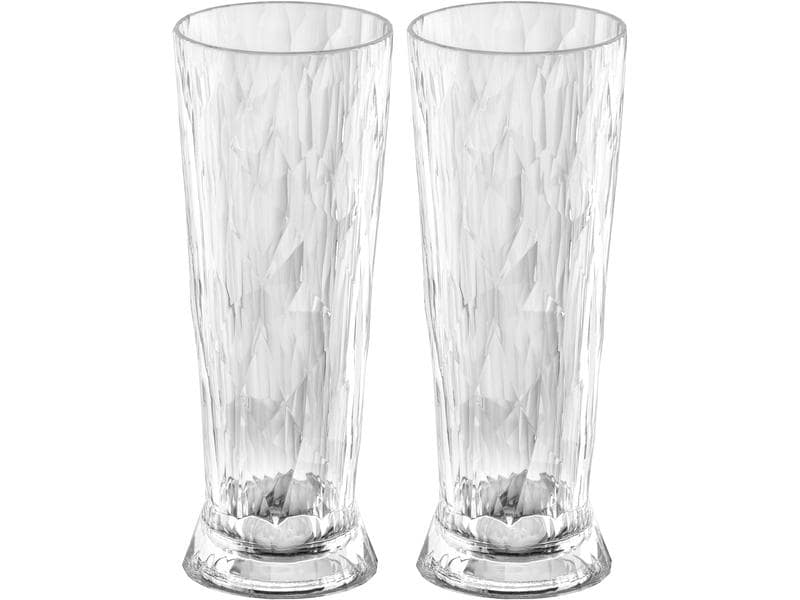 Koziol | Bierglas Superglas Club No. 11 | 500 ml, 2 Stück