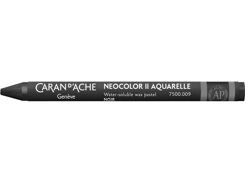 Caran d'Ache | Caran dAche Wachsmalstifte Neocolor 2 | wasservermalbar Schwarz