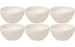 Villeroy & Boch | Dipschalen Manufacture Rock | weiss, 6er Set, 8x8x4cm