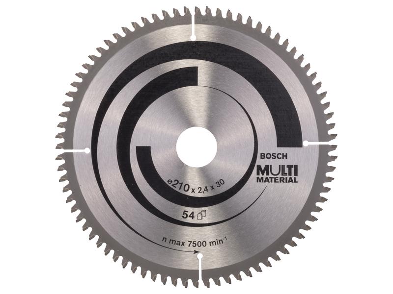 Bosch Professional | Kreissägeblatt | Multi Material, 210x30x2,5mm 80
