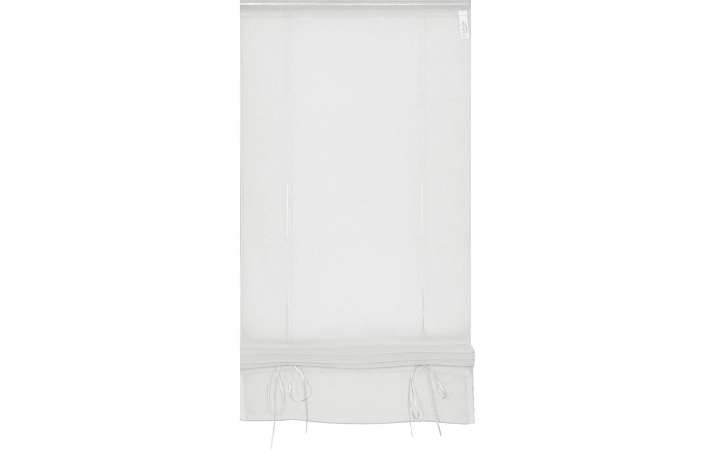 Hubatka, Tagvorhang Uni 45 cm x 130 cm, Wei