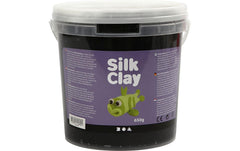 Creativ Company | Silk Clay Grosspackung | 650 g, schwarz