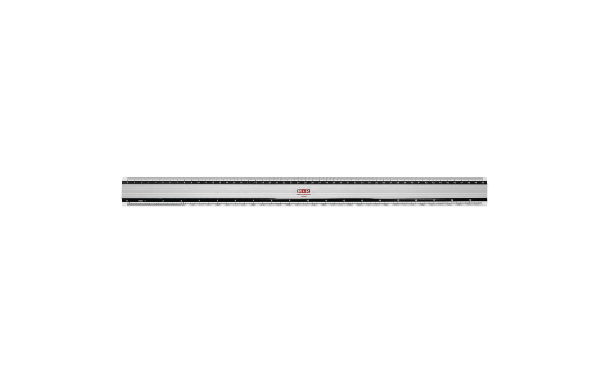 M+R Flachlineal Aluminium
