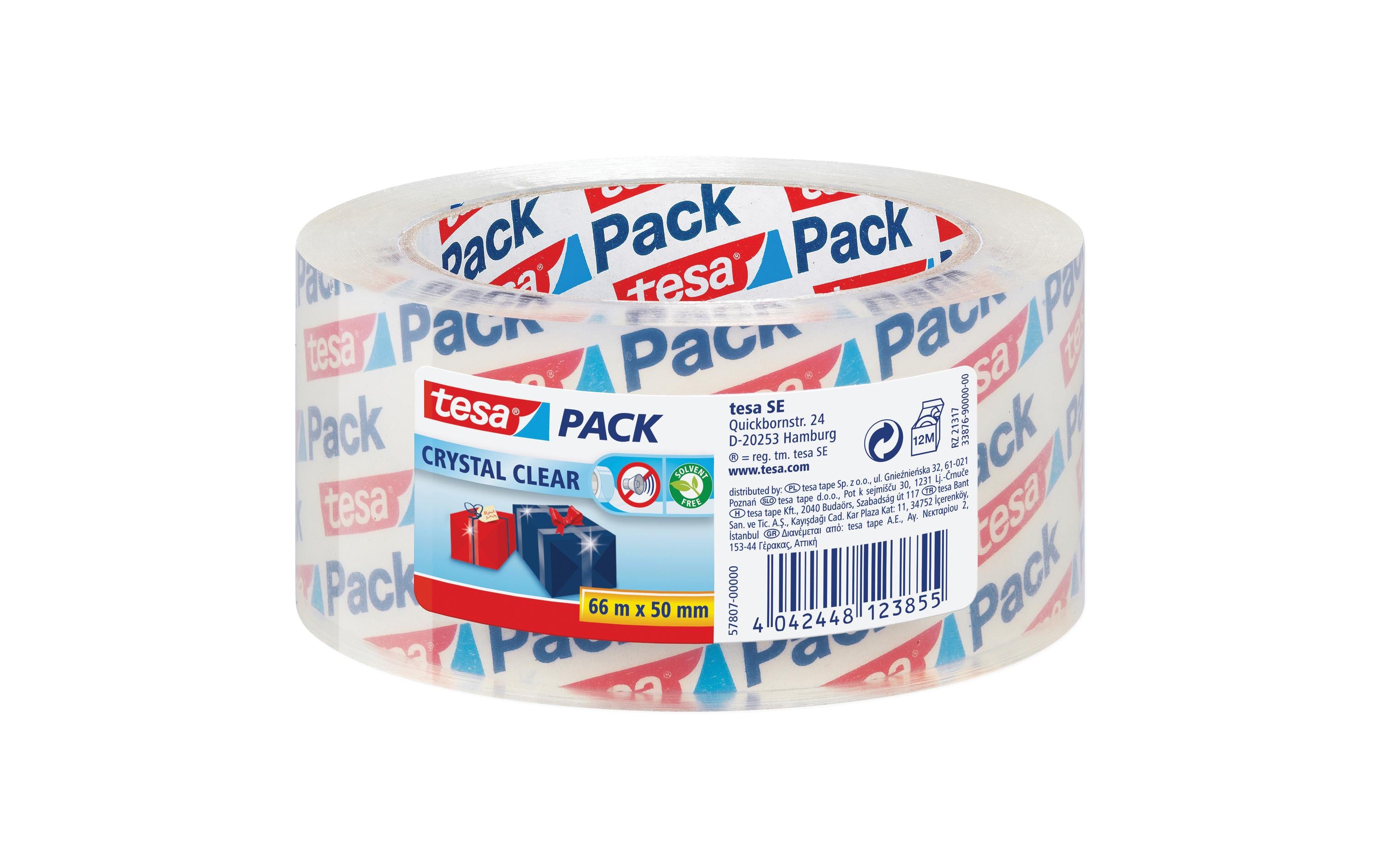 Tesapack Verpackungsband Crystal Clear