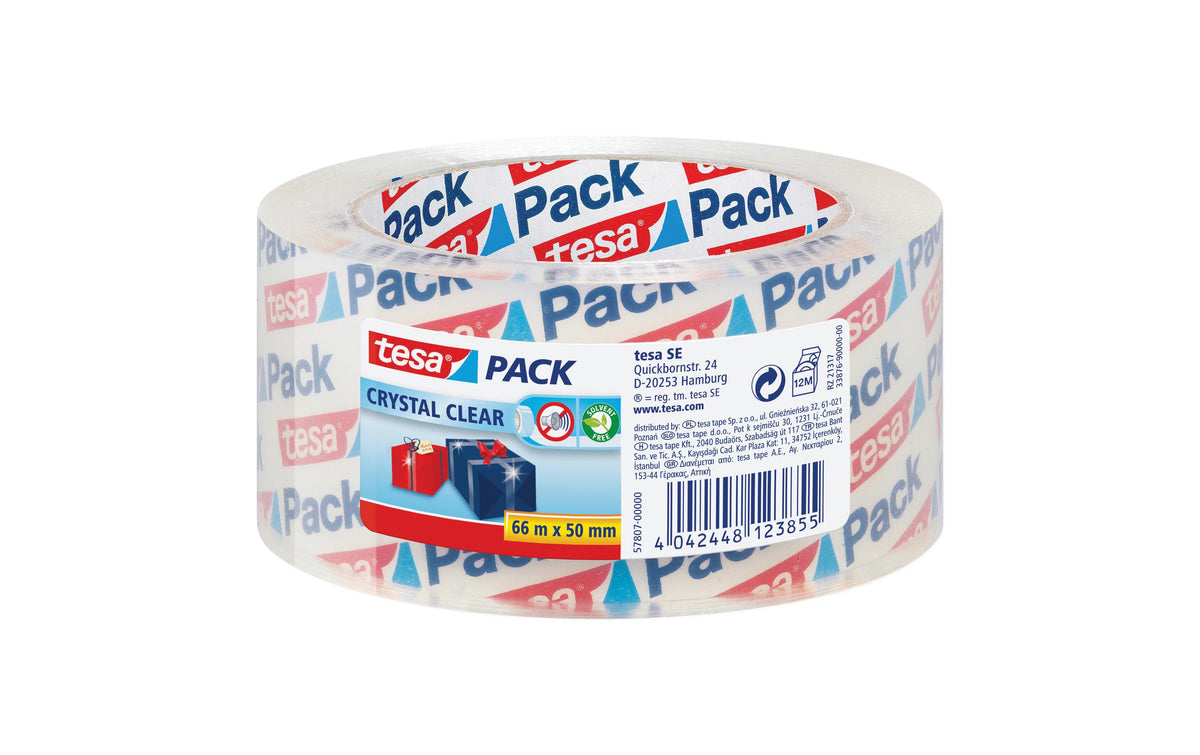 Tesapack Verpackungsband Crystal Clear