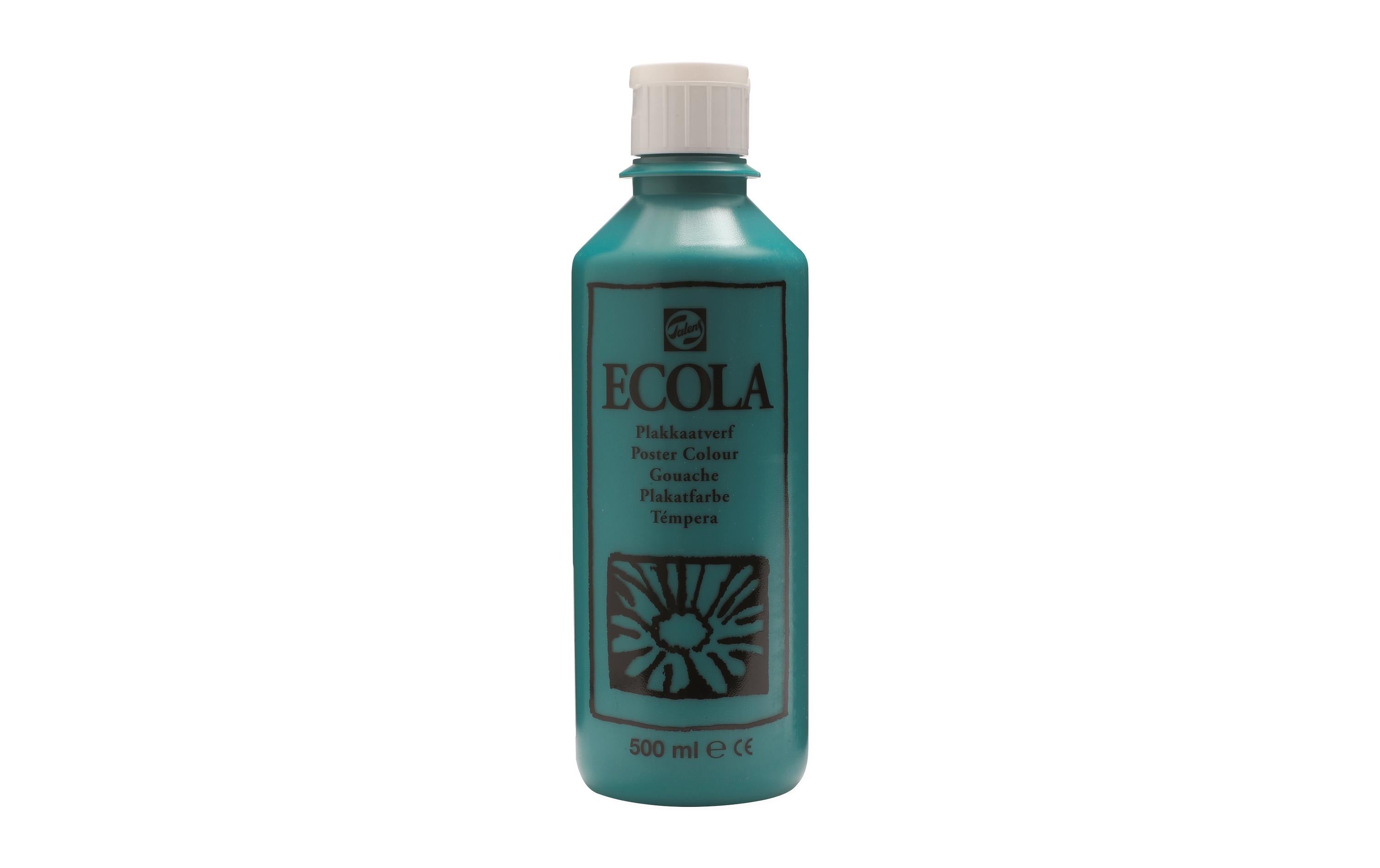 Talens, Plakatfarbe Ecola 500 ml, dunkelgrü