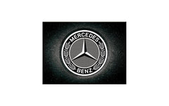 Nostalgic Art | Magnet Mercedes benz Logo | 8x6 cm, 1 Stück