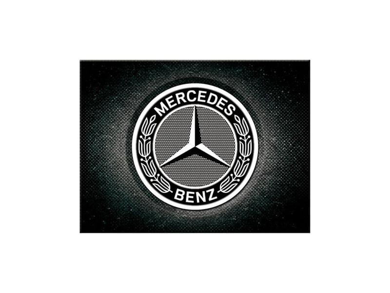 Nostalgic Art | Magnet Mercedes benz Logo | 8x6 cm, 1 Stück