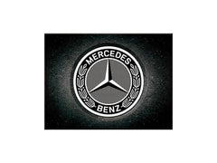 Nostalgic Art | Magnet Mercedes benz Logo | 8x6 cm, 1 Stück