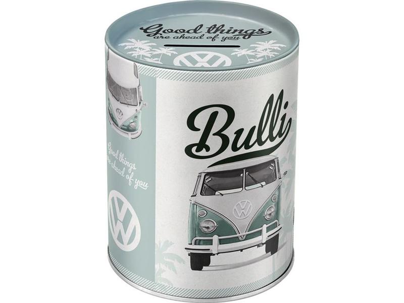 Nostalgic Art | Spardose VW Good things are | Metall, 9.3x11.7 cm