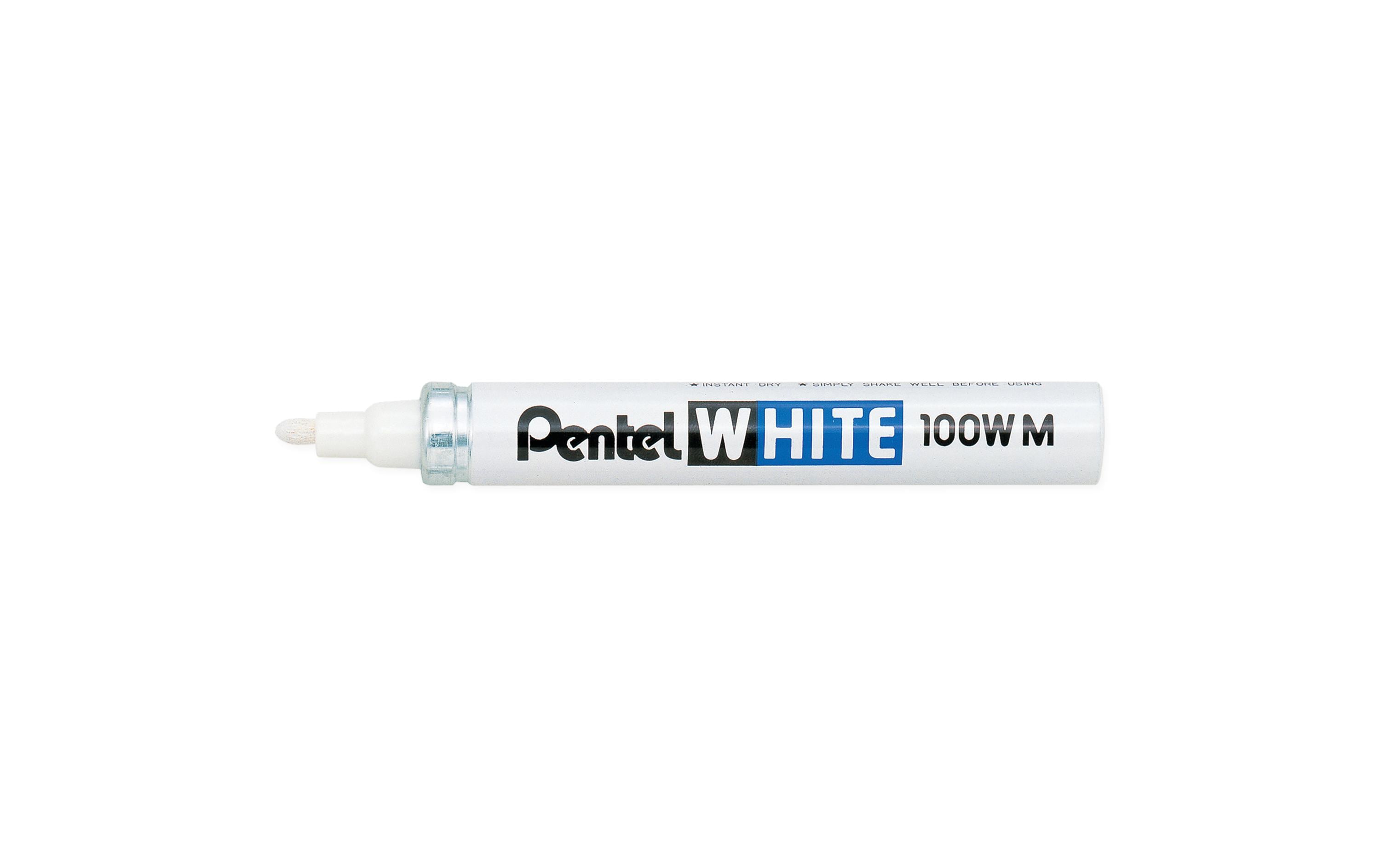 Pentel Permanent-Marker White 100 W