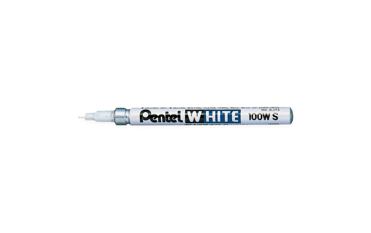 Pentel Permanent-Marker White 100 W