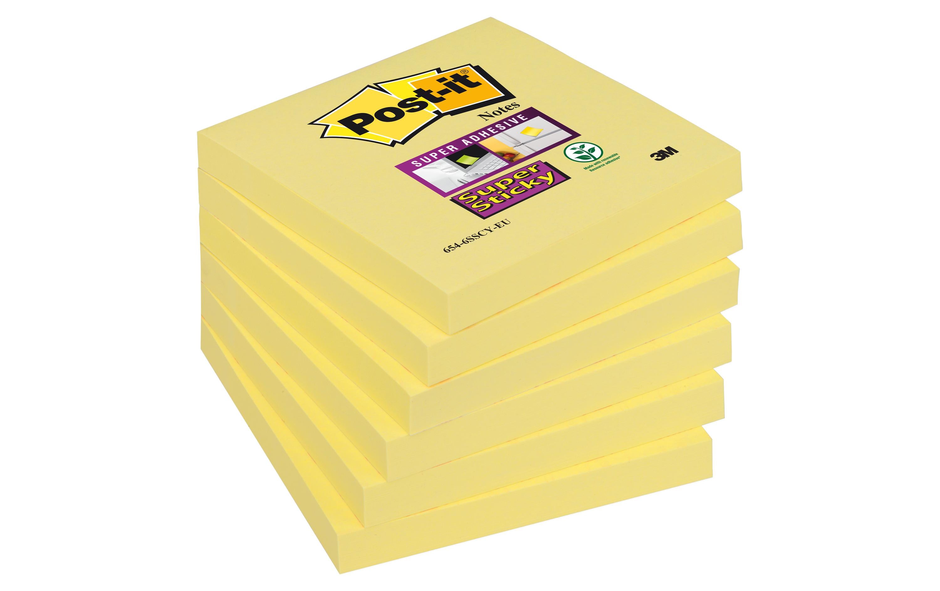 Post-it Haftnotizen Super Sticky gelb