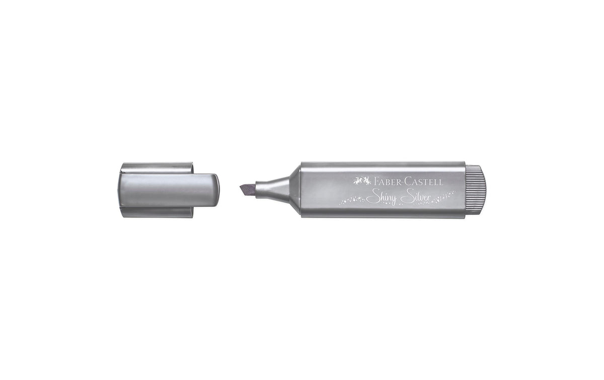 Faber-Castell, Textmarker 1546 Shiny Silver