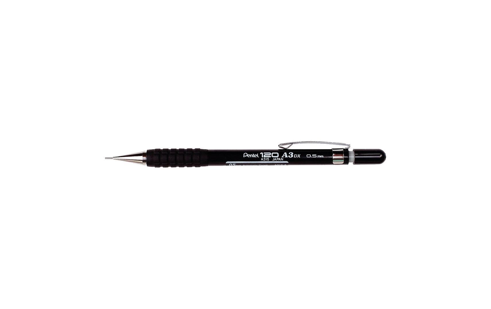 pentel, Minenbleistift 120 0.5 mm, Schwarz