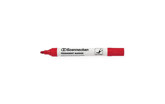 Soennecken, Permanent-Marker Rot, 10 Stück