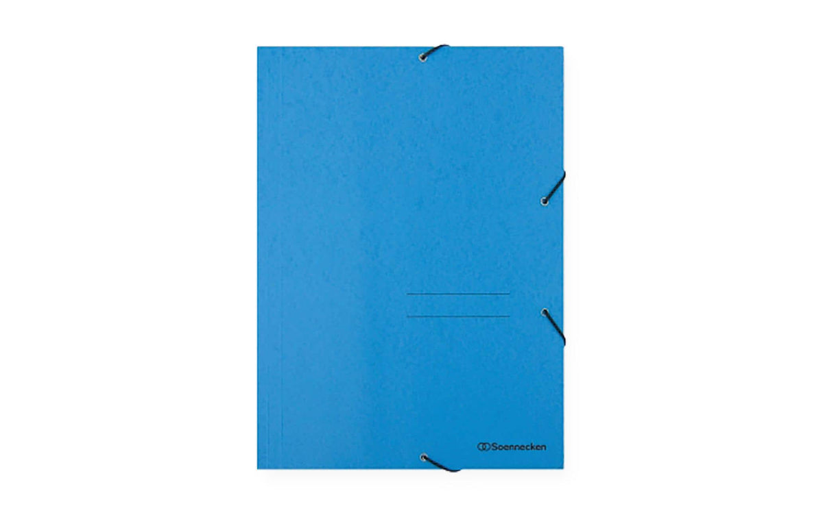 Soennecken, Gummibandmappe A4, Blau, 3 Klap