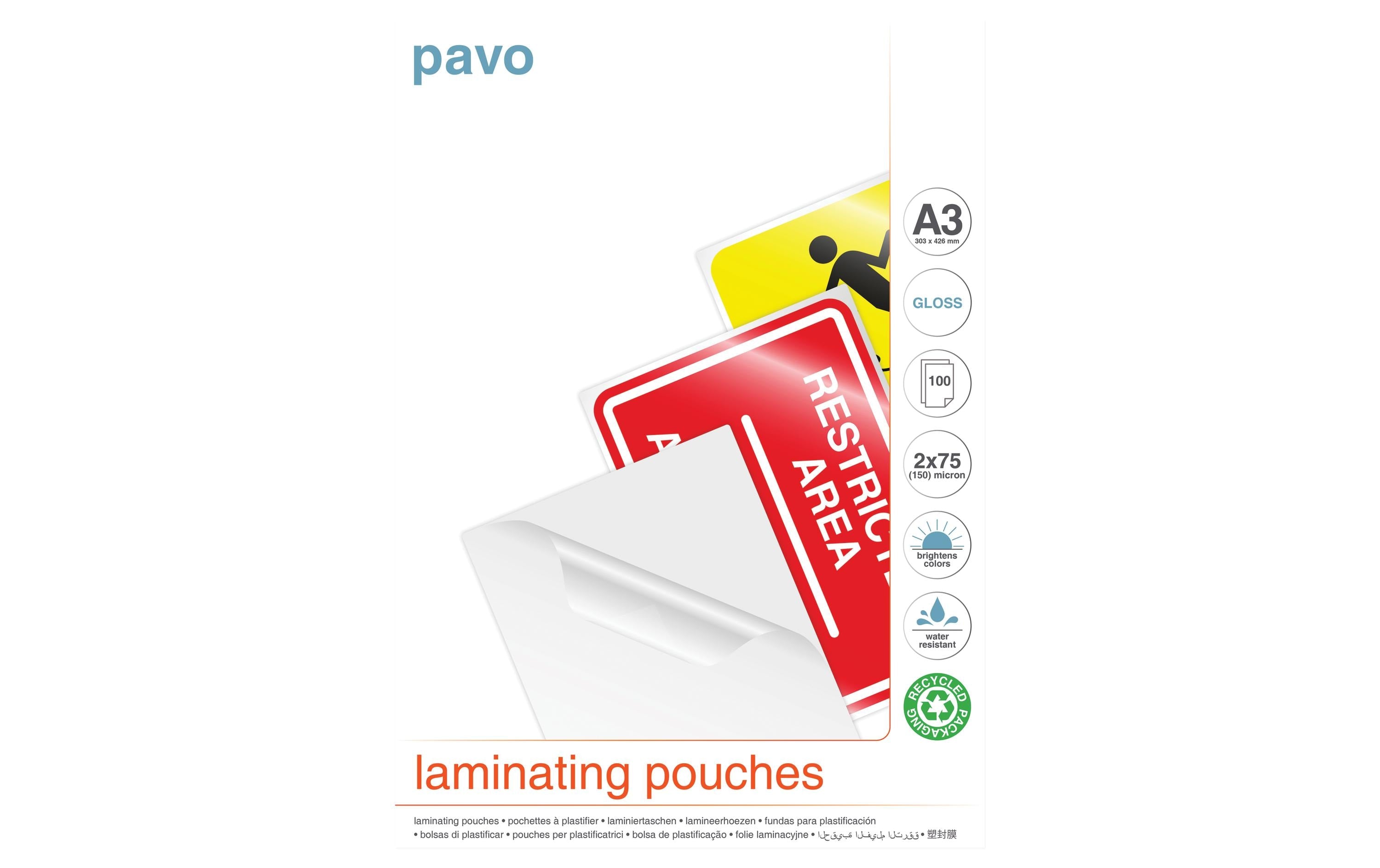 Pavo Laminier-Folientaschen 75my
