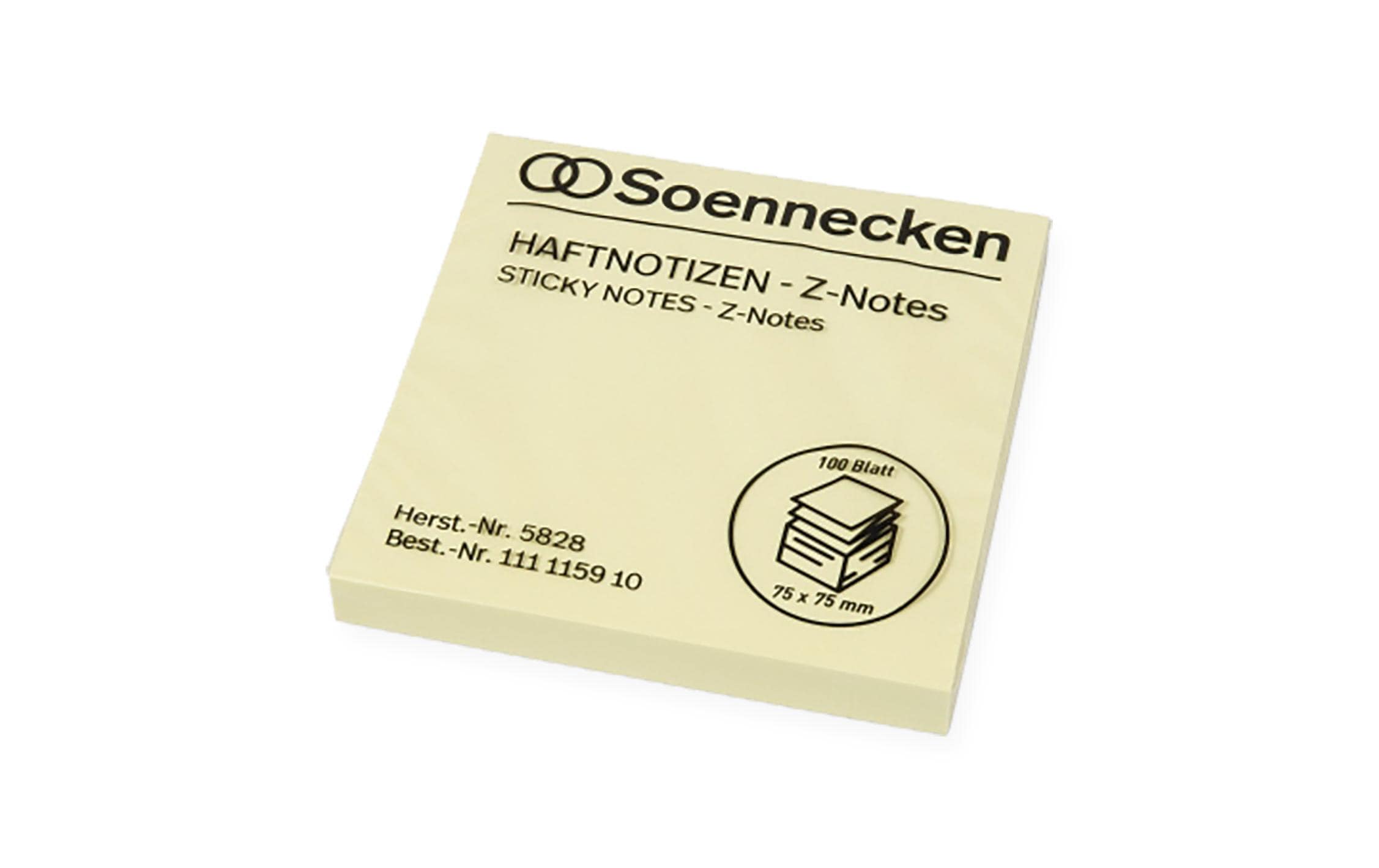 Soennecken Haftnotiz Z-Notes 75 x 75 mm