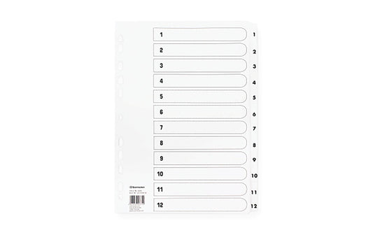 Soennecken, Register 1-12