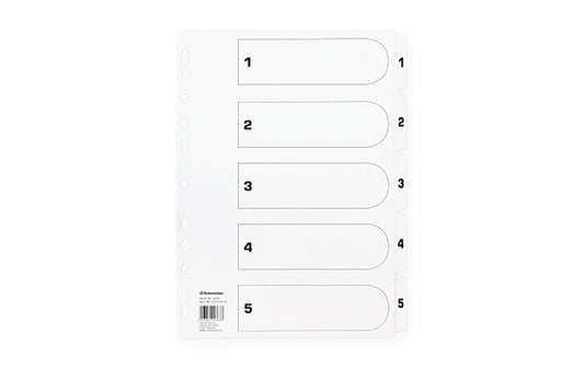 Soennecken, Register 1-5