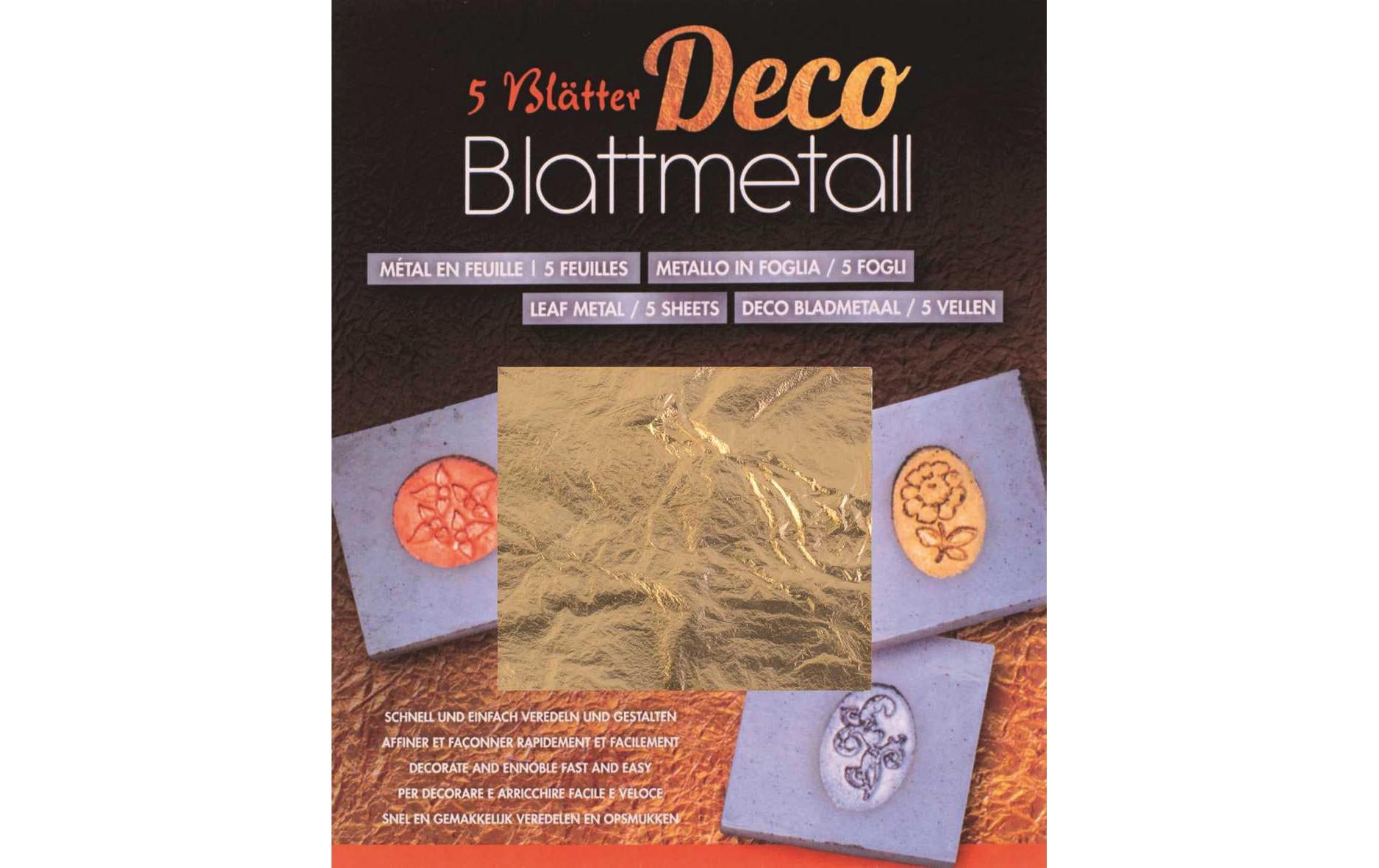 Glorex Blattmetall goldfarben