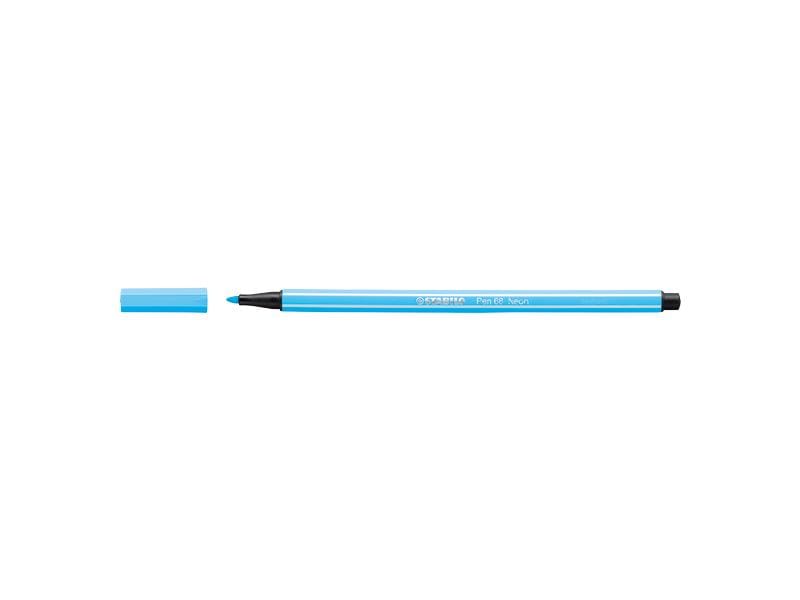 STABILO | Pen 68 Fasermaler - Neon | neon hellblau
