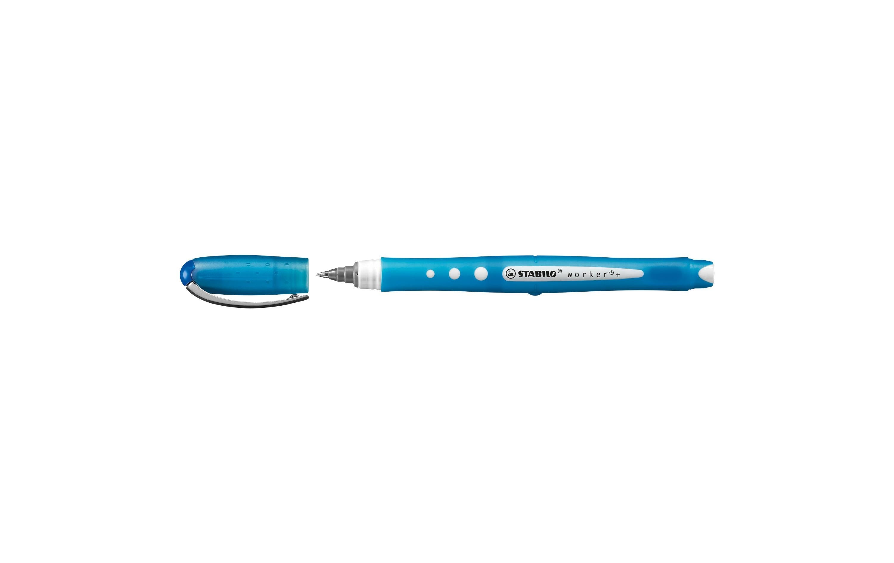 STABILO, Rollerball Worker + Colorful Blau