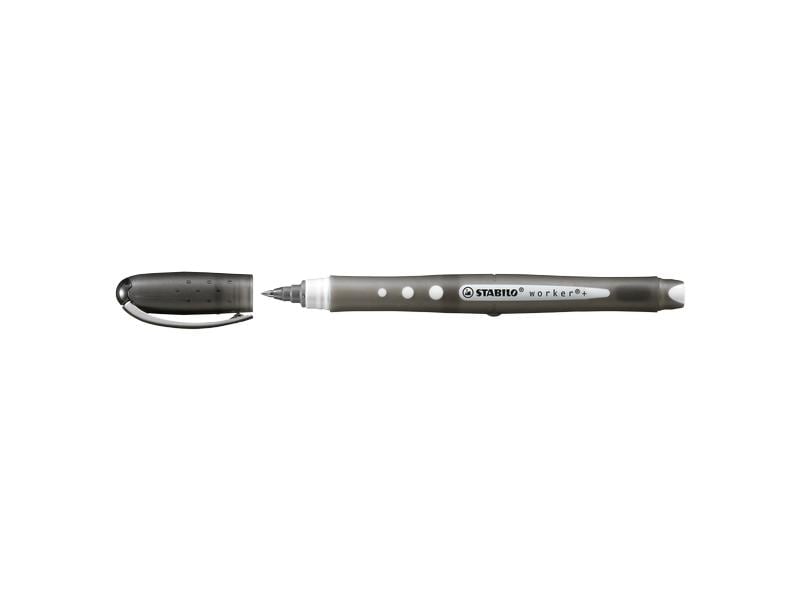 STABILO | Rollerball Worker+ colorful | 0.5 mm, Schwarz