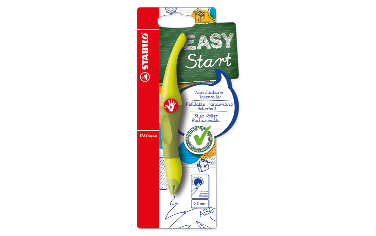 STABILO, Rollerball Easy Start 0.5 mm, Grün