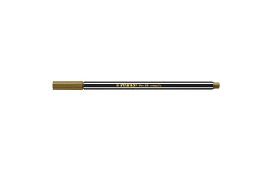 STABILO, Fasermaler Pen 68 Gold metallic