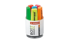 Stabilo Boss Original Textmarker, 6 Stk