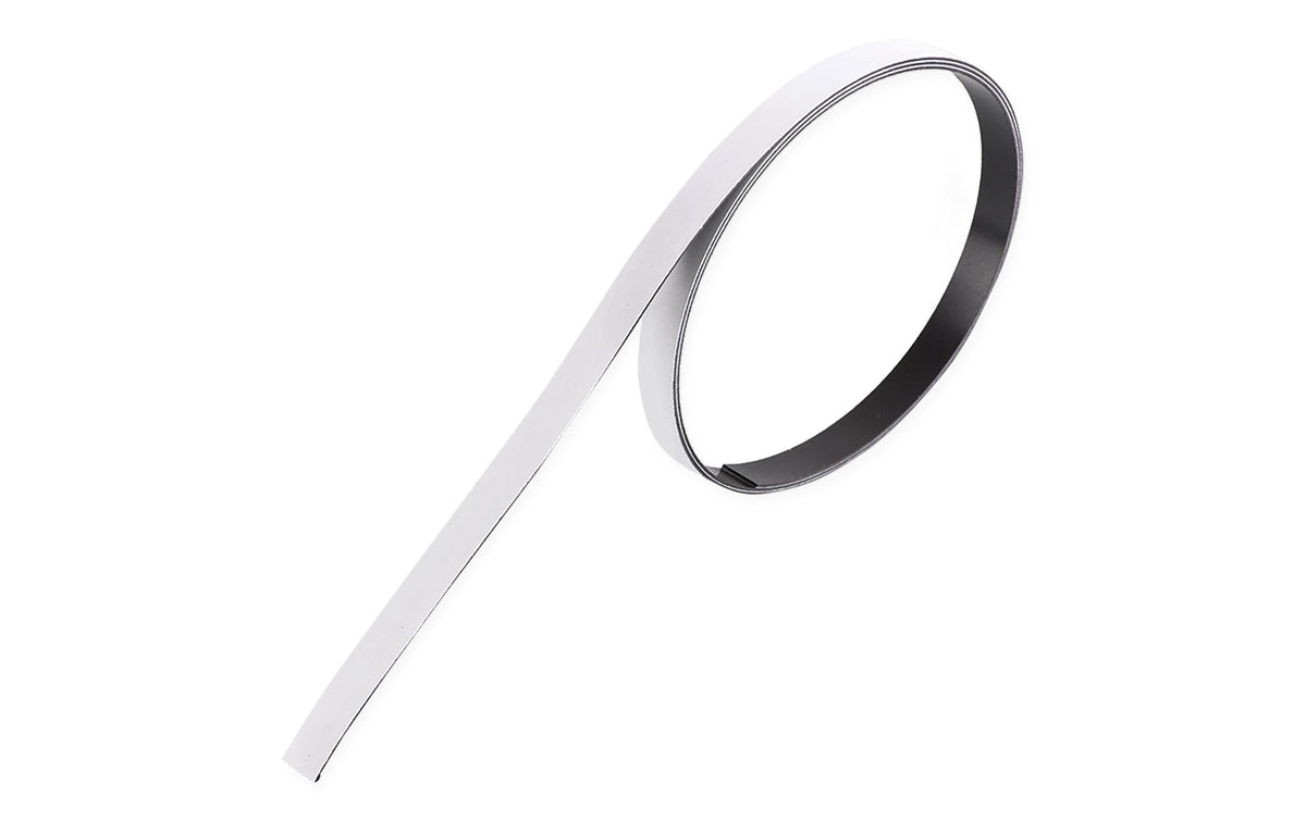 Berec, Magnetband 10 mm x 1 m, Weiss