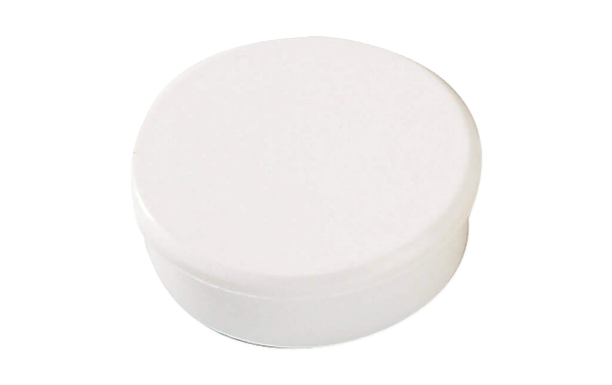 Berec, Haftmagnet Ø 20 mm, 10 Stück, Weiss