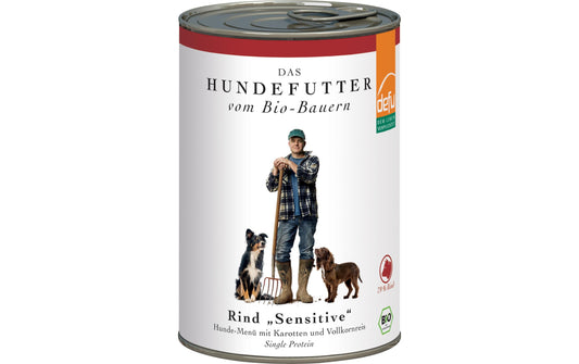 defu, Nassfutter Menü Sensitiv Bio Rind, 41