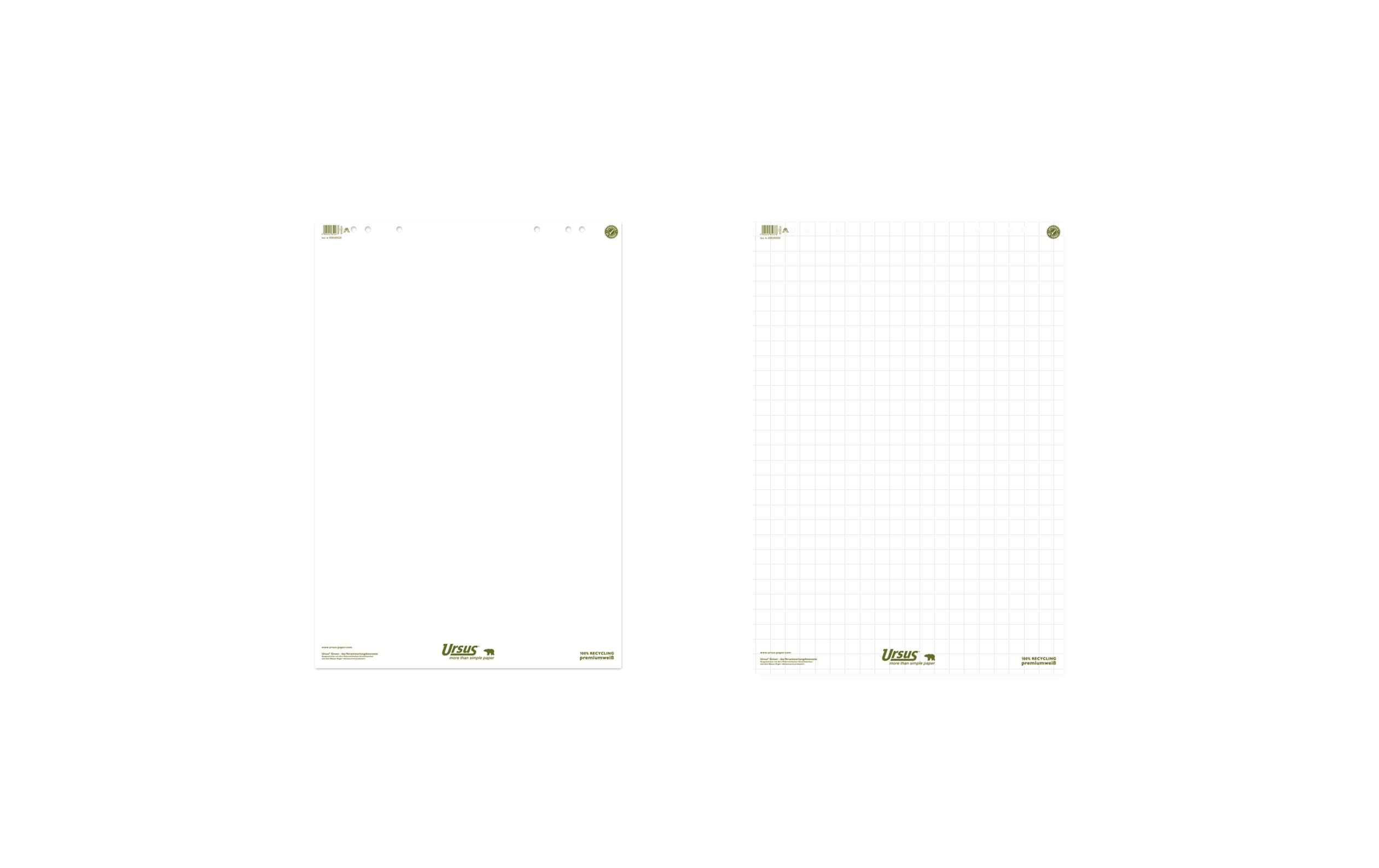 ursus green Flipchart Block Recycling