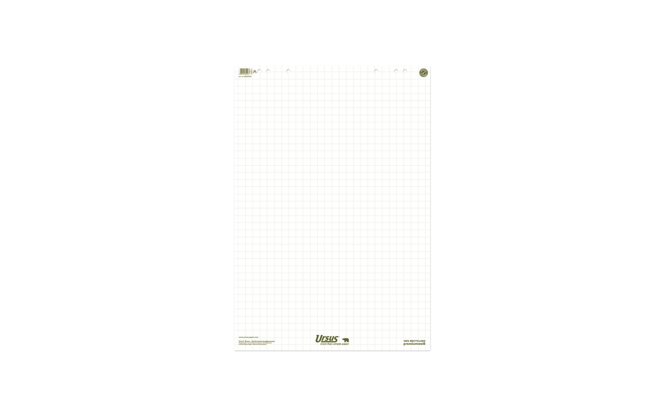 ursus green Flipchart Block Recycling