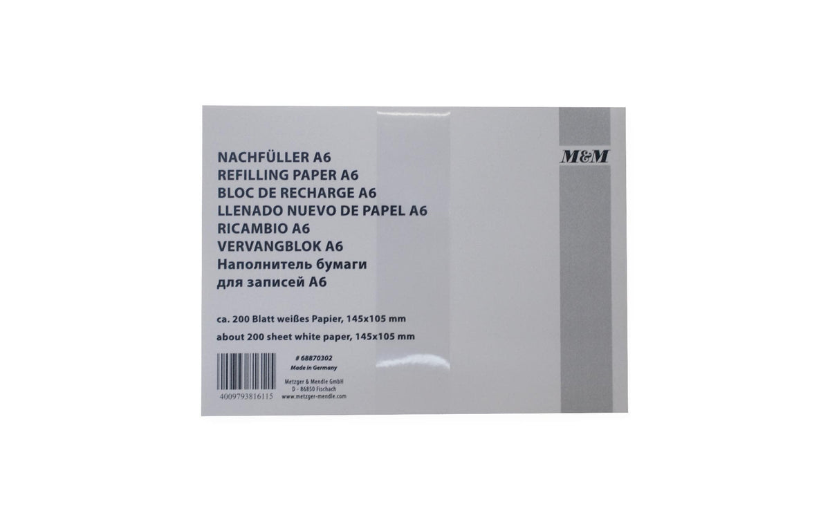 Metzger&Mendle Ersatzpapier