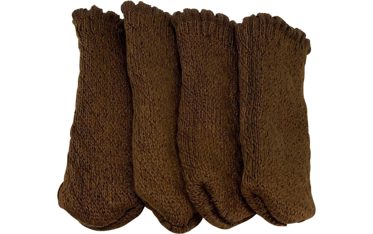 Damco Stuhlsocken Uni braun für Möbel