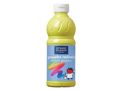 LEFRANC | Temperafarben Redimix | 500 ml, Zitronengelb