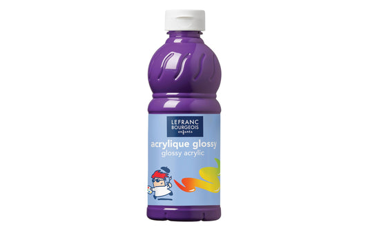 LEFRANC, Acrylfarbe Glossy 500 ml, Violett