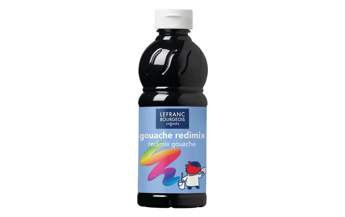 LEFRANC, Temperafarben Redimix 500 ml, Schw