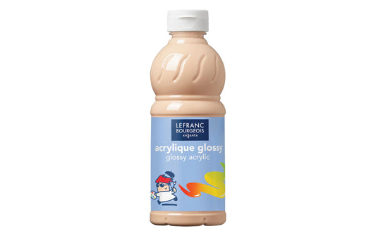 LEFRANC, Acrylfarbe Glossy 500 ml, Pfirsich