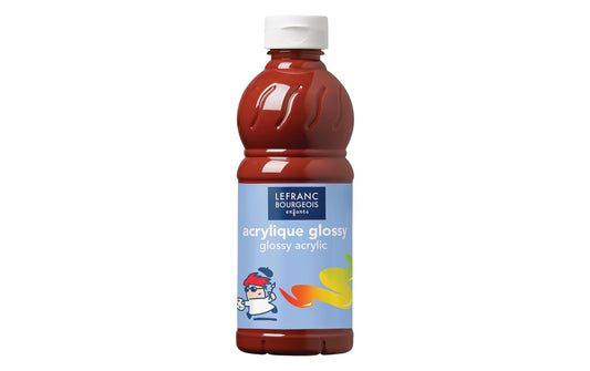 LEFRANC, Acrylfarbe Glossy 500 ml, Siena