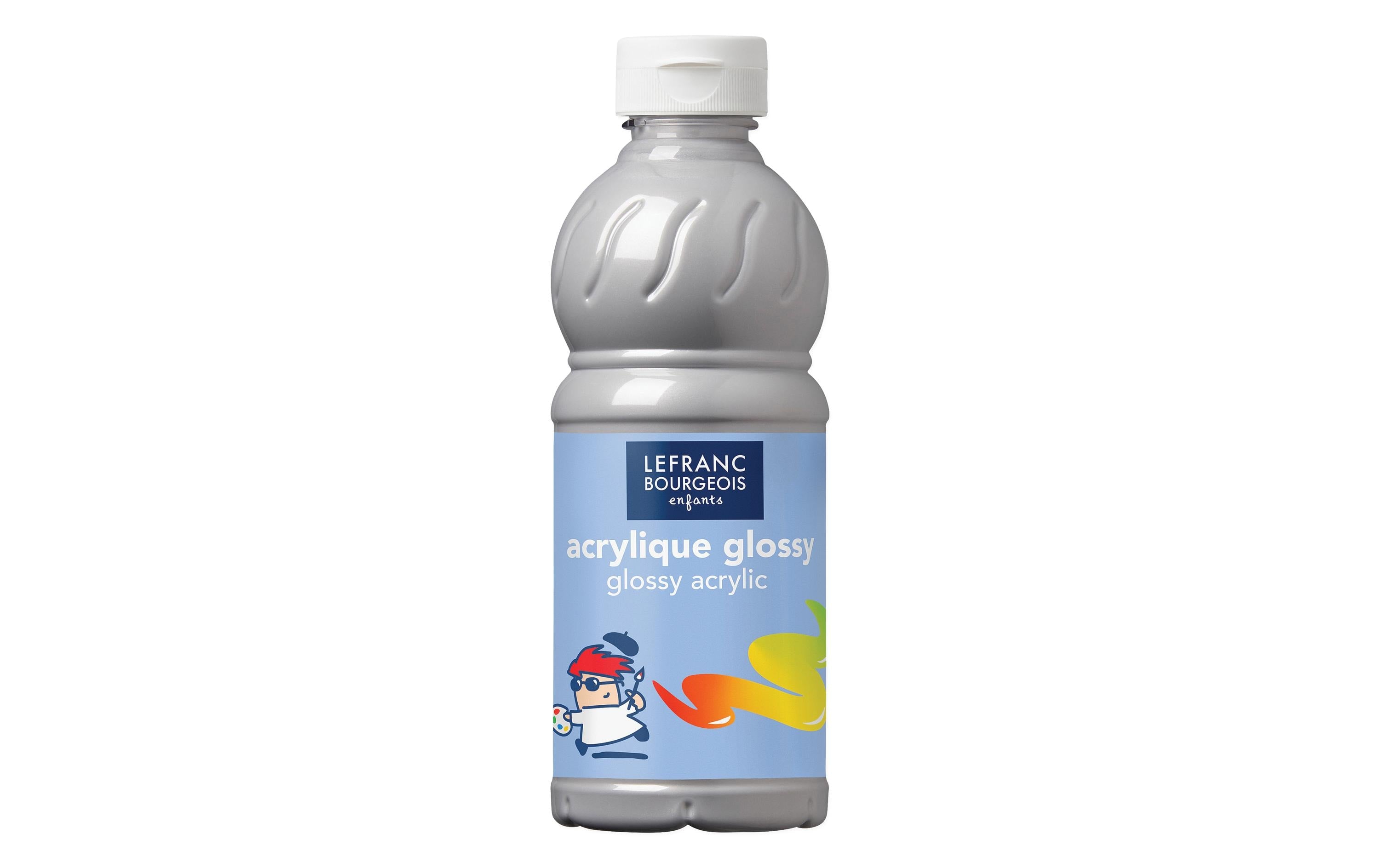 LEFRANC, Acrylfarbe Glossy 500 ml, Silber