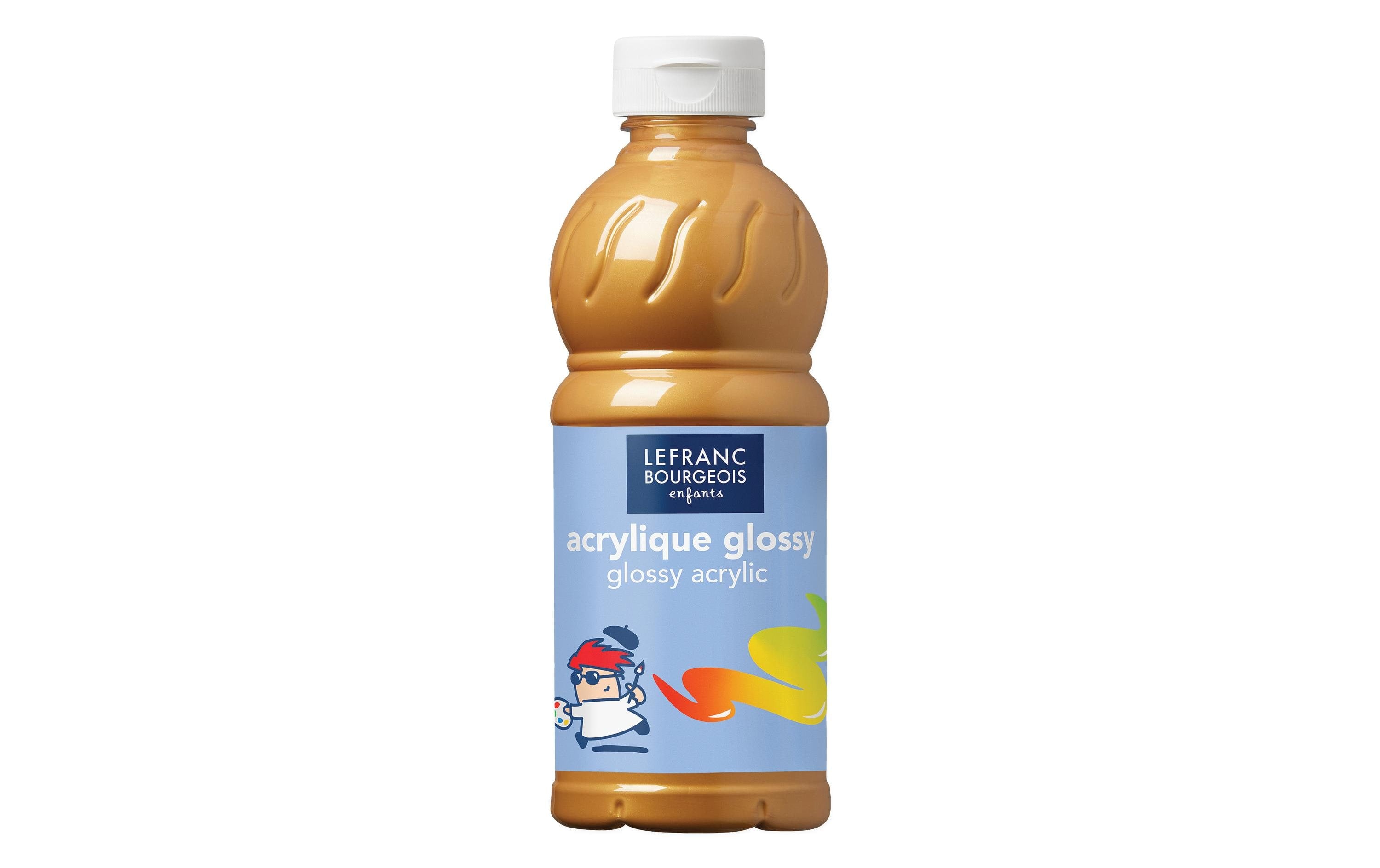 LEFRANC, Acrylfarbe Glossy 500 ml, Gold