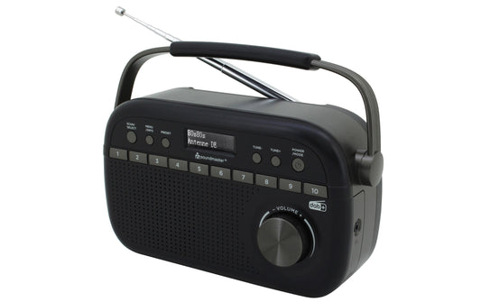 soundmaster | DAB280SW, DAB+ Radio, schwarz | DAB+/UKW Retro-Radio