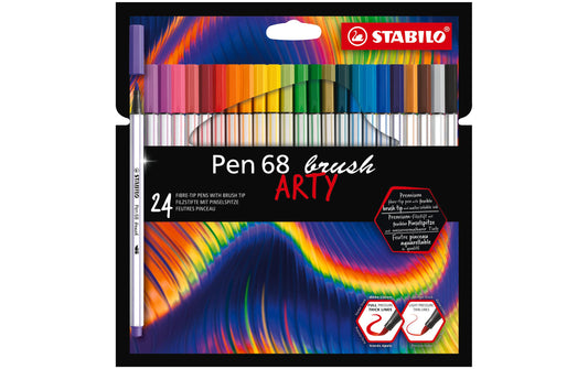 STABILO Pen 68 brush 24er Etui ARTY