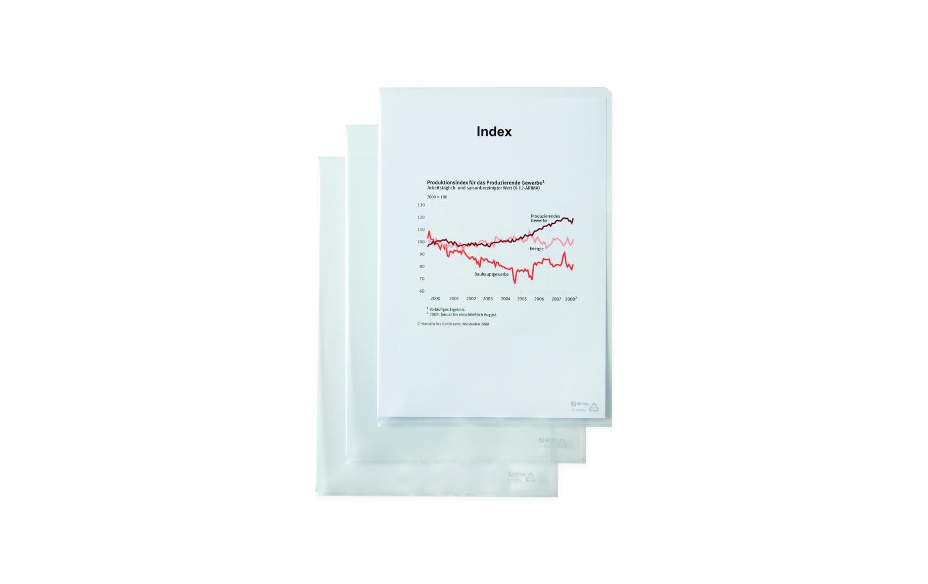 Hetzel Sichtmappen A5, 50 Stk